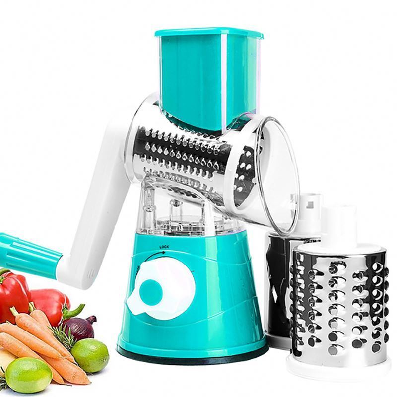 Manual Rotary Cheese Grater for Vegetable Cutter Potato Slicer Mandoline Multifunctional Vegetable Chopper Kitchen Accessories