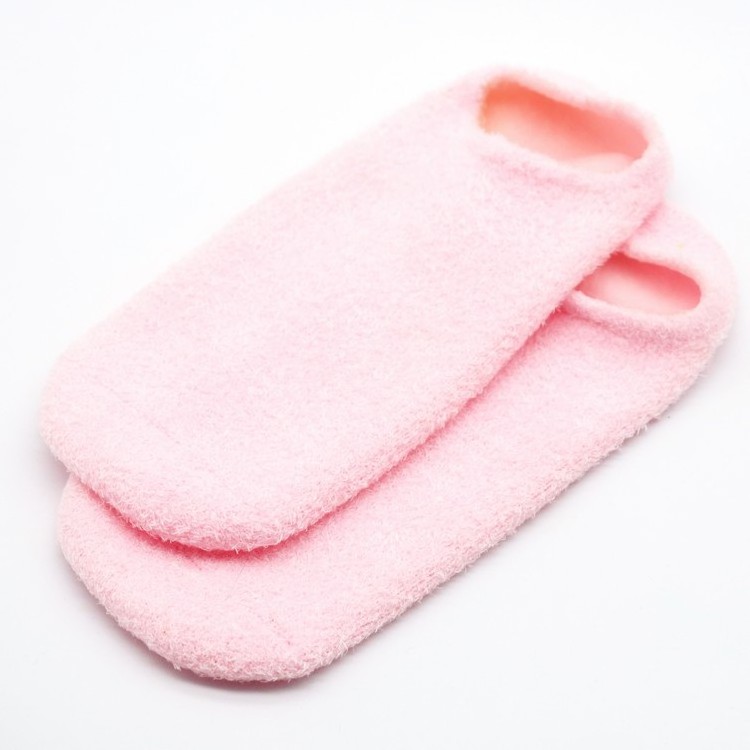 OEM Feather Yarn Silicone Socks Cooling Gel Socks Moisturizing Spa Gel Socks