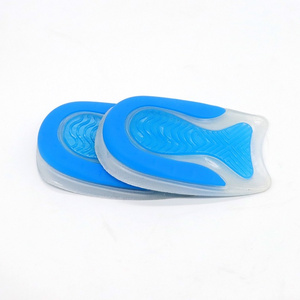 High elastic and shock-absorbing heel pad, half size sole pad, three color protective and shock-absorbing heel insole