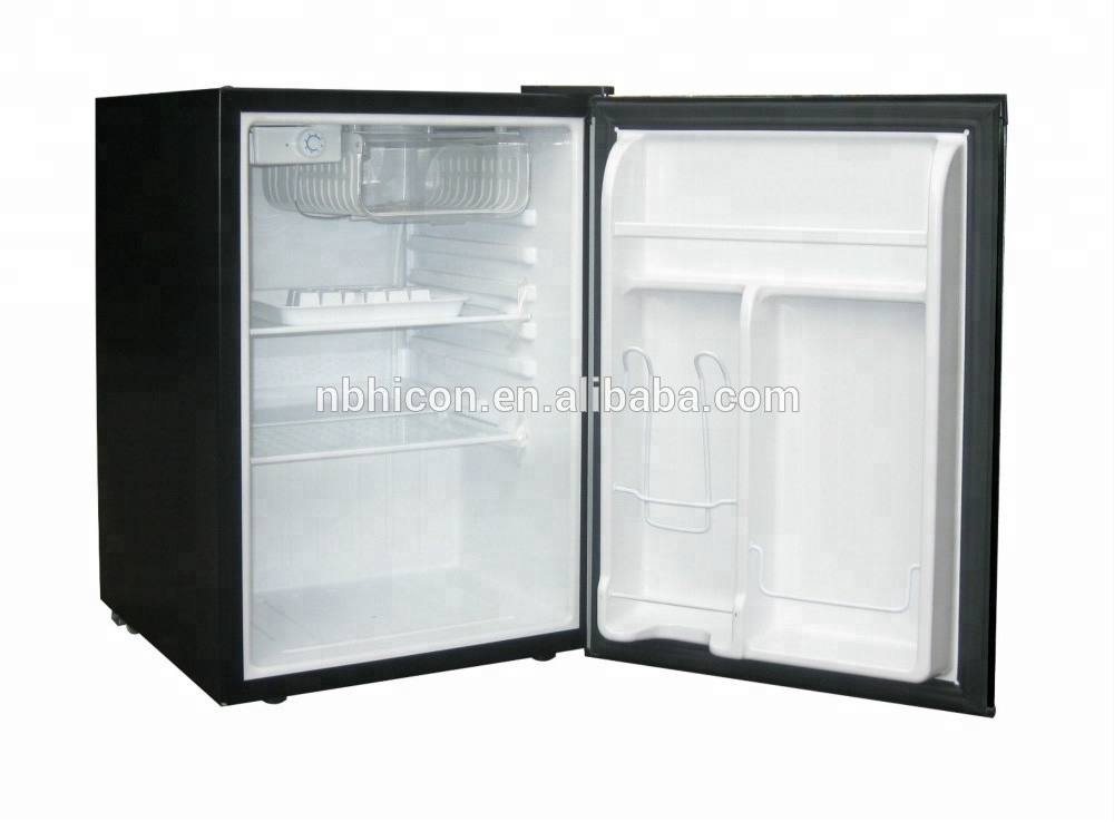 Bc-90r Retro Home Stainless Steel Refrigerator Fridge With Lock