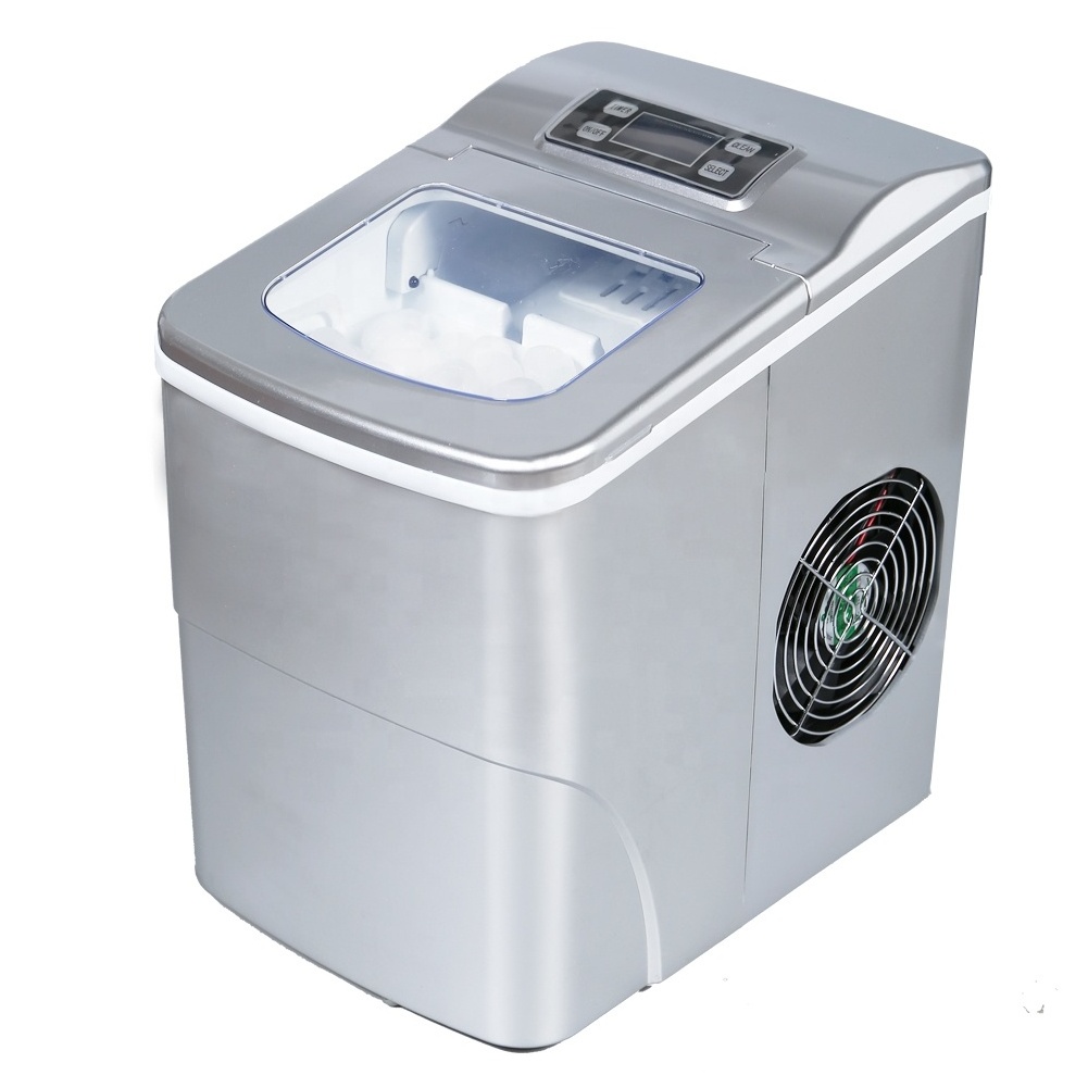 Hicon ice maker OEM/ODM wholesale portable small counter top ice maker 26lbs in 24hrs CB, CE, EMC, LFGB, RoHS