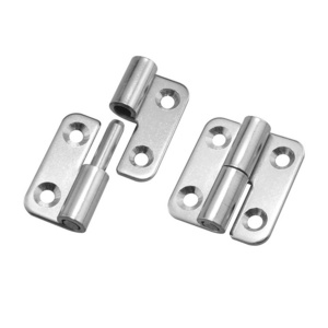 HM1141 1.5Inch Left Handedness Mini 304 Stainless Steel Lift Off Hinges Detachable Slip Joint Small Flag Hinges