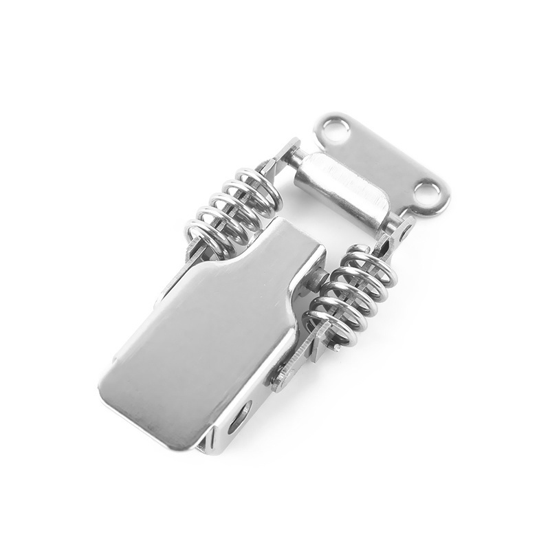 SUS304 Steel case latch tool box latch Dual spring Powerful Tensile-strength vertical toggle clamp latch Hasp Catch Lock