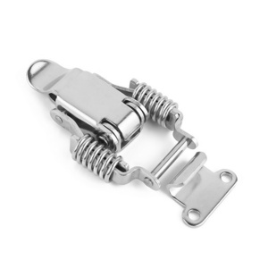 Factory directly  Bilateral spring reinforcement  Metal Toggle Latch Claw Fastener Lock hardware for  Metal box