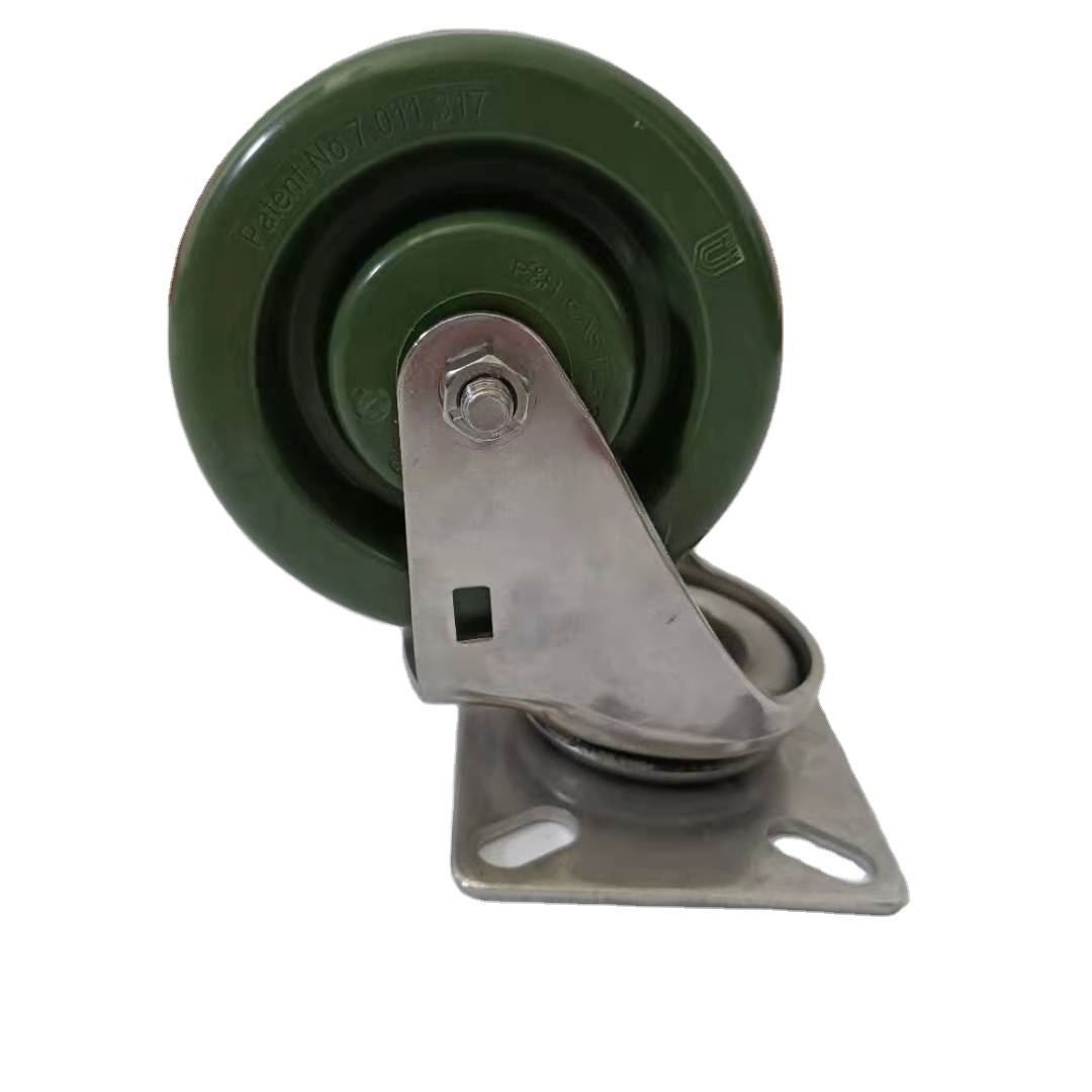 HM2401 Factory Directly 4 inch 360 Degree High Temperature Resistance Swivel Heavy Duty Caster Wheels Wheels for Baking