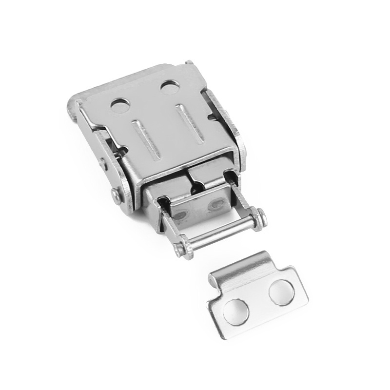 OEM ODM Factory  Iron Stainless Steel Spring loaded Metal Toggle latch Toggle Clamp Lock Small Latch for feeder