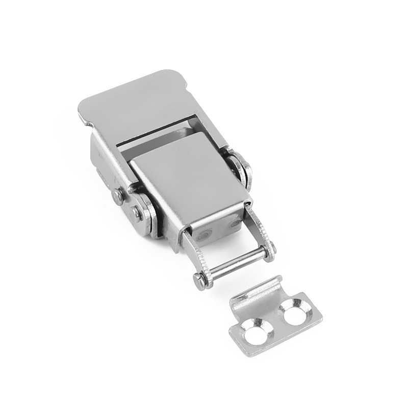 OEM ODM Factory  Iron Stainless Steel Spring loaded Metal Toggle latch Toggle Clamp Lock Small Latch for feeder