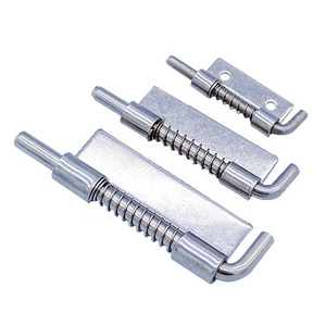 HM1216 304 Stainless Steel Spring Rebound Latch Distribution Box Cabinet Hinge Plate Non-porous Welded Latch