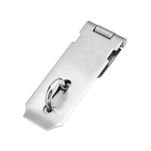 HM3117 Latch Stainless Steel Thickened Closet Cabinet Door Drawer Wooden Door Hasp Padlock Plate Buckle