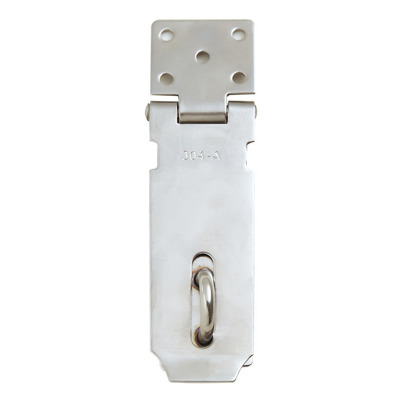 HM3117 Latch Stainless Steel Thickened Closet Cabinet Door Drawer Wooden Door Hasp Padlock Plate Buckle