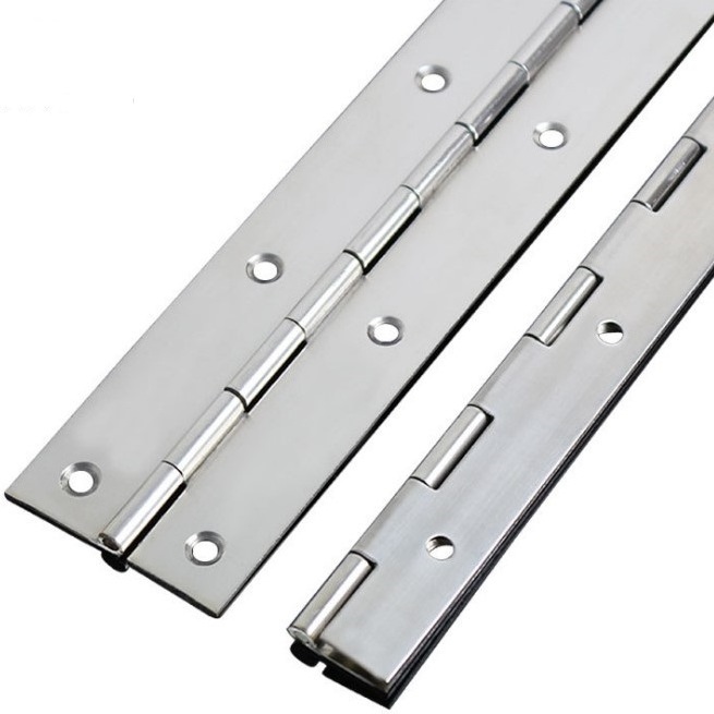 HM1401 Factory Directly Stainless Steel 201/304/316 Continuous Long and Small Folding 180 degree Metal Piano Hinge Hardware