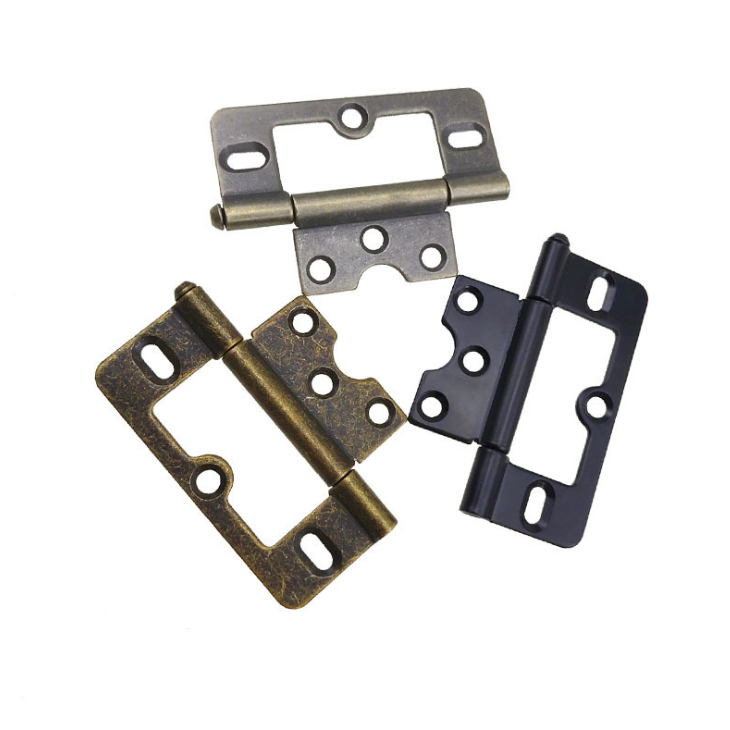 HM1303 Factory Price Steel Iron Dark Brass Finish Furniture Hinges Toolbox hinges Metal Door Hinges Hardwares for Cabinet Doors