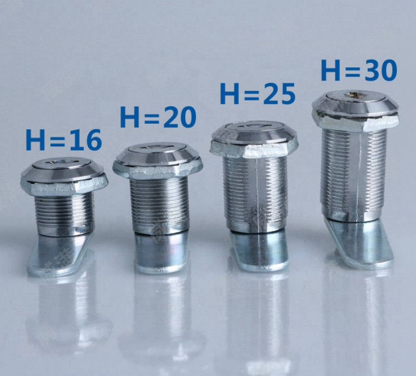 HMCL1090 Series Factory Directly Sales Zinc Alloy Lock Housing & Cylinder Steel cabinet  fittings Tubular Cam Lock