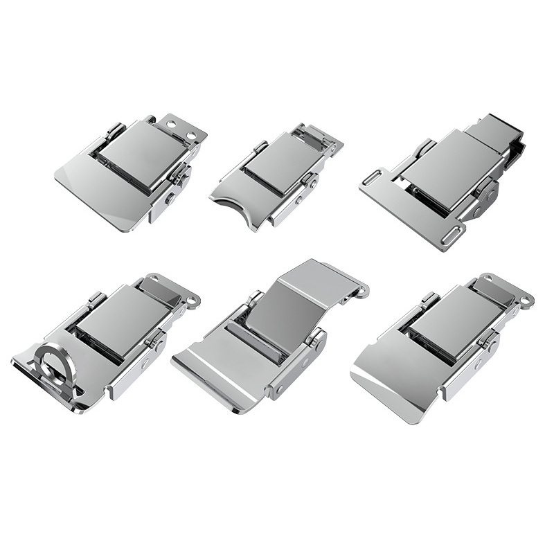 OEM ODM Factory SUS304 SUS201 Steel material Tool box Equipment case Spring loaded Metal Toggle latch Toggle Clamp Lock hardware