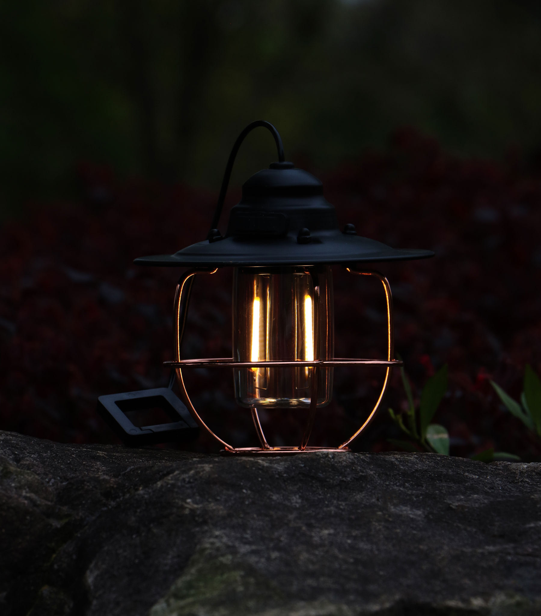 Waterproof COB Rechargeable Portable Outdoor Iron Light 18650 li-ion battery Led Camping Lantern