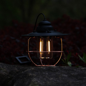 Waterproof COB Rechargeable Portable Outdoor Iron Light 18650 li-ion battery Led Camping Lantern