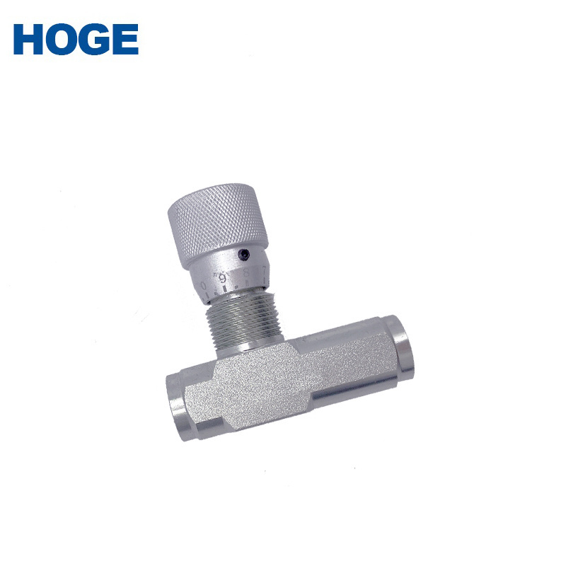 STU-1/4 NPT carbon steel high pressure  hydraulic flow restrictor ball valve 1/4