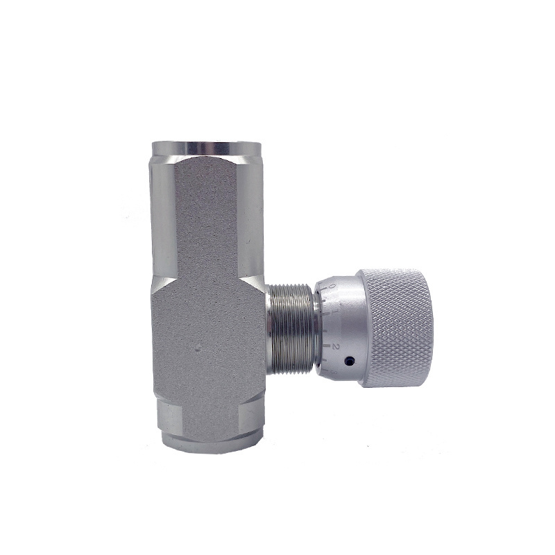 STU-1/4 NPT carbon steel high pressure  hydraulic flow restrictor ball valve 1/4