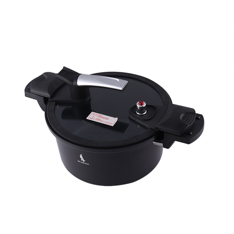 Wholesale High Quality Aluminum Cooking Pressure Cooker 2 Litre Black