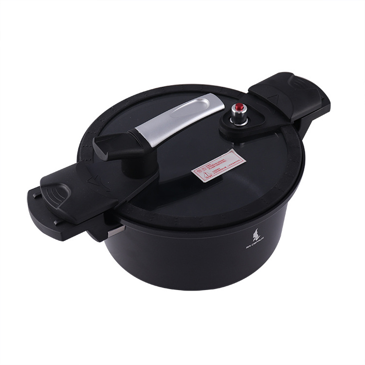 Wholesale High Quality Aluminum Cooking Pressure Cooker 2 Litre Black