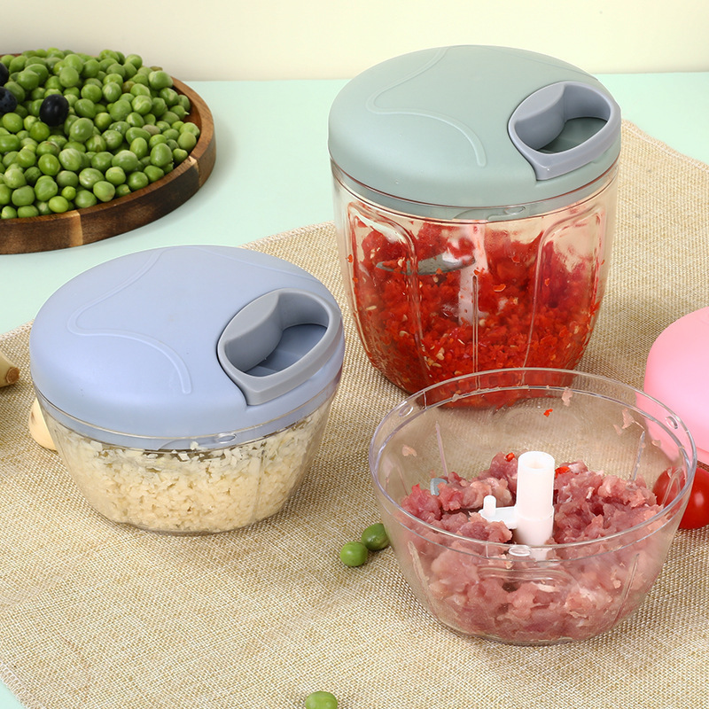 Easy Spin Cutter Manual Food Processor Vegetable Chopper Slicer Grinder Dicer