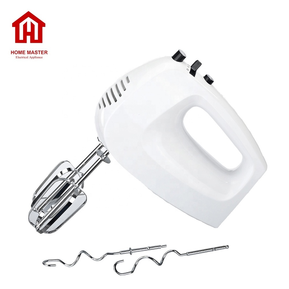 New designed electric plastic hand mixers stainless steel hook manual beater for sale