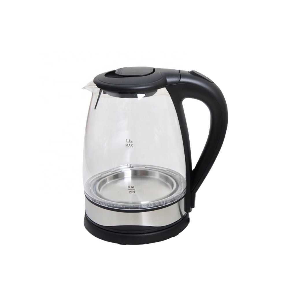 1.8L Glass Electric Water Kettle LED Blue illumination Light Tea Kettle