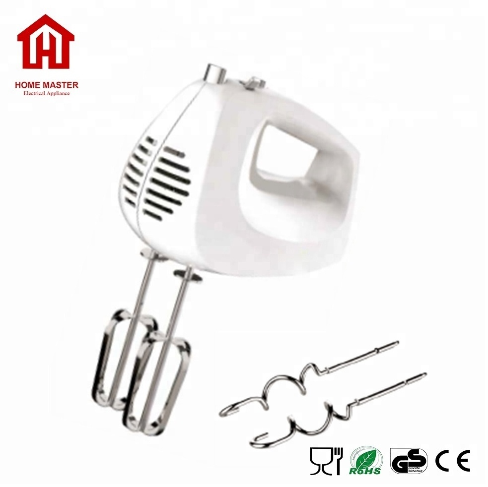 New designed electric plastic hand mixers stainless steel hook manual beater for sale