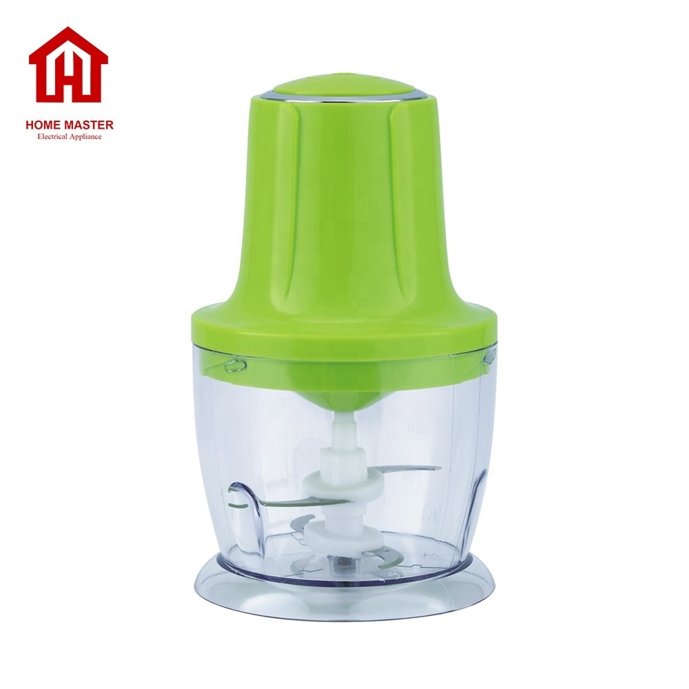 Portable electric garlic glass bowl chopper 750ML Food Chopper for homeuse