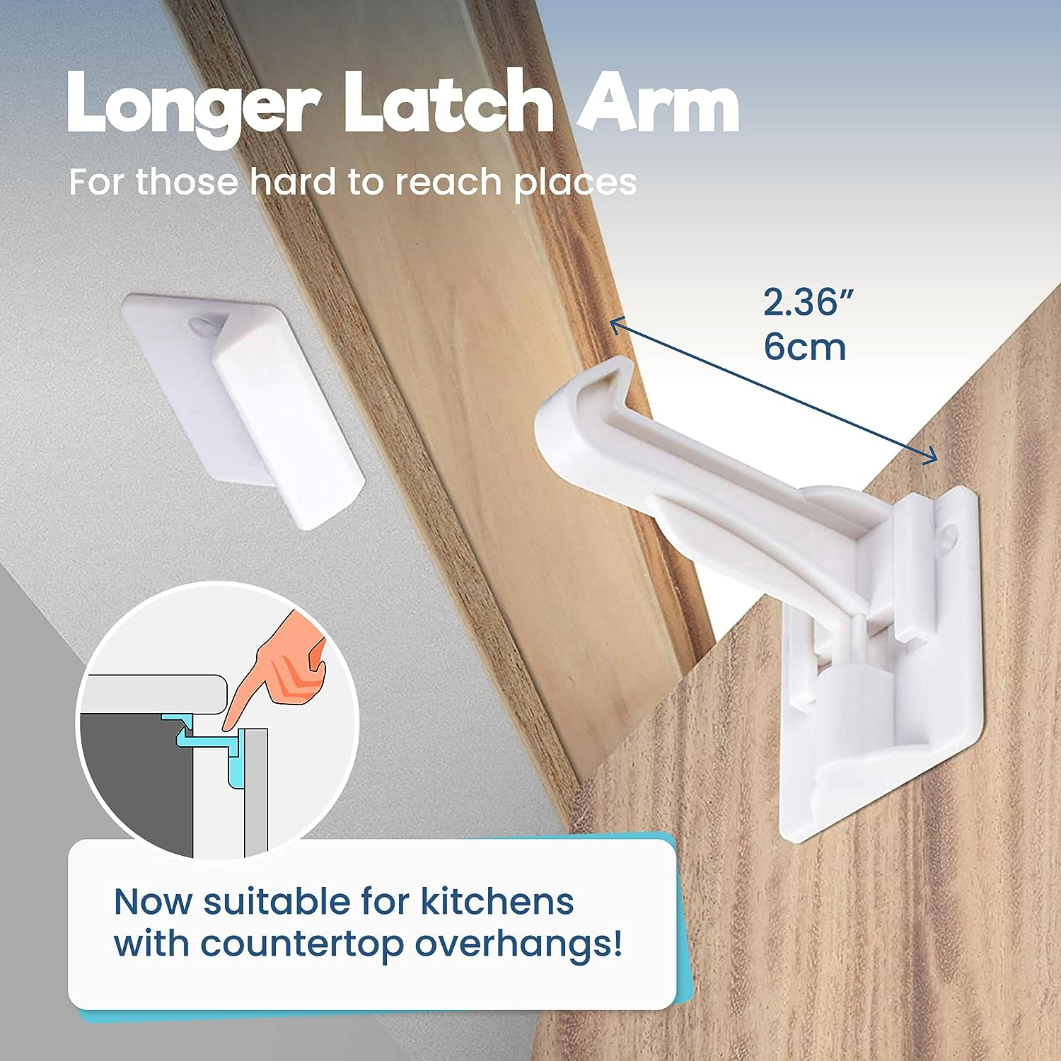 Baby Security Kids Proofing Cabinet Latch Locks Children Door Lock