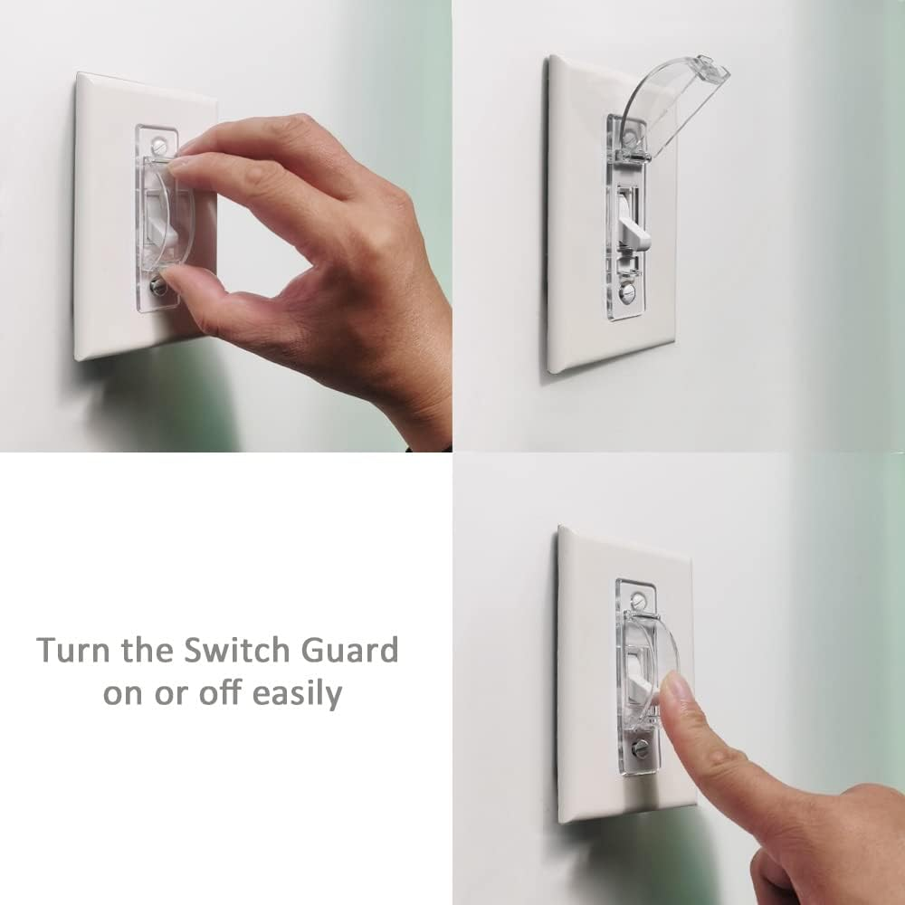 Child protective light switch board protects children from accidental opening