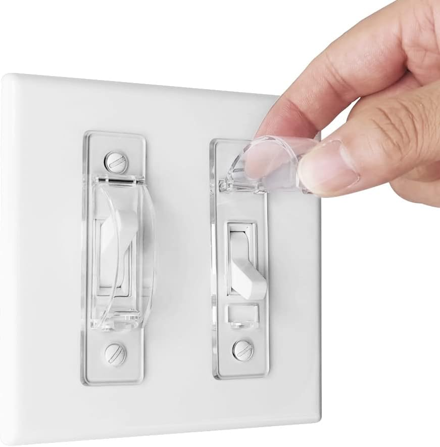 Child protective light switch board protects children from accidental opening