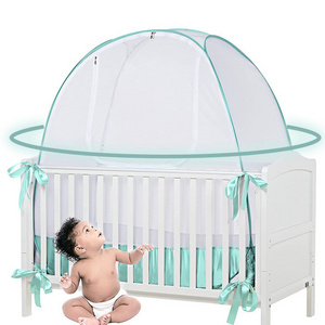 Infant mosquito net full cover folding yurt.