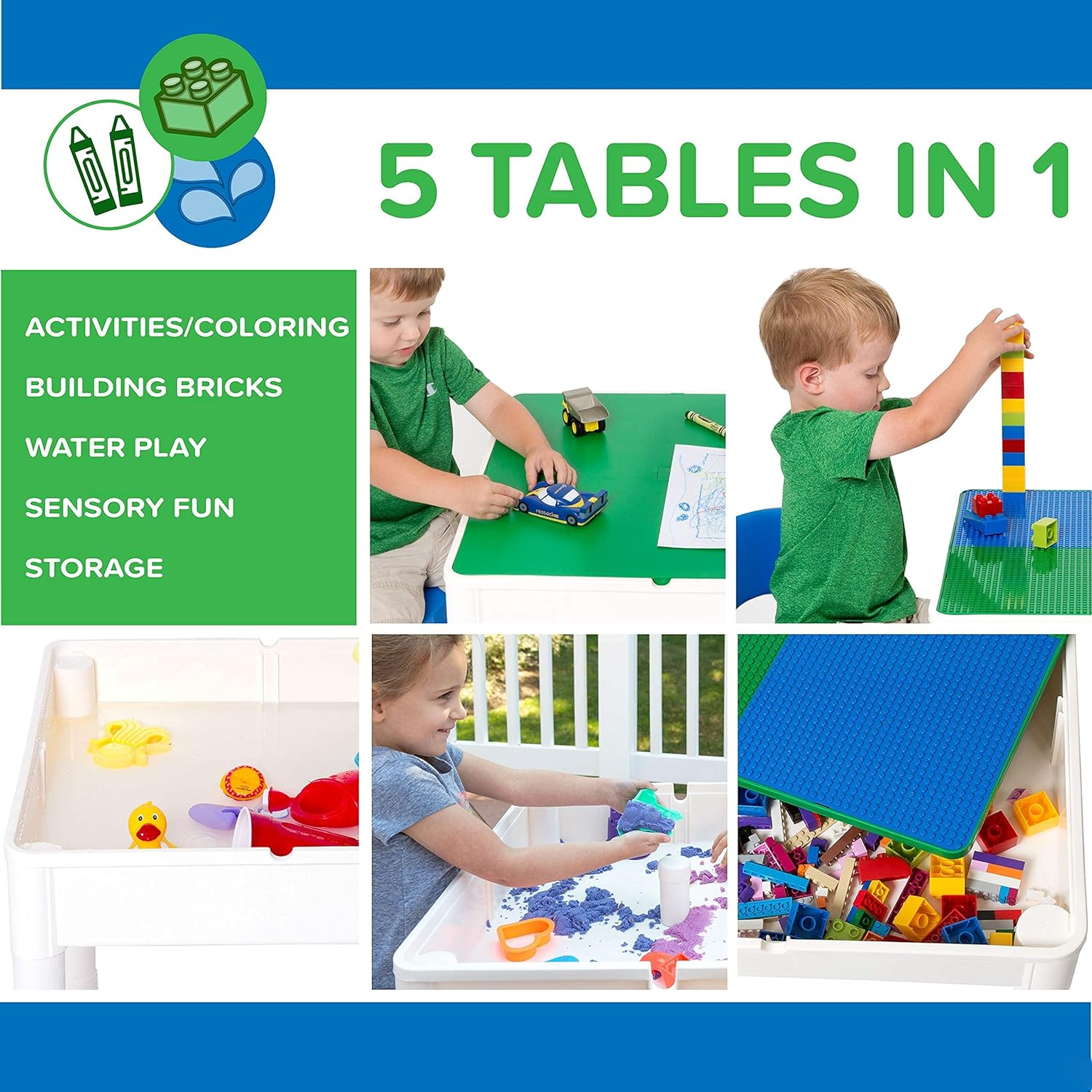 Multifunction Play Set Toys Building Block Table For Child &Kids