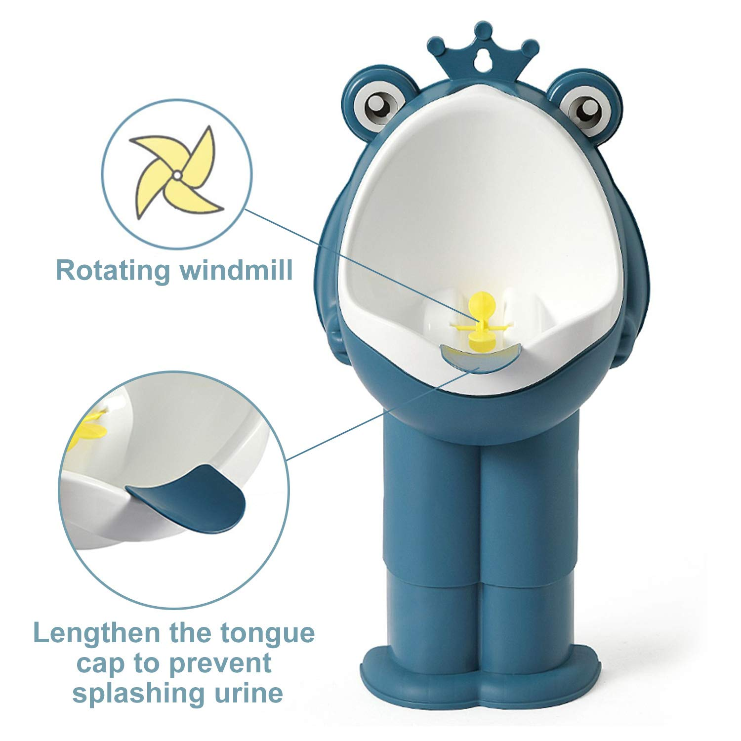 Potty Training Boy Trainer Child Fun Frog Toilet Adjustable Baby Bathroom Trainer Toilet