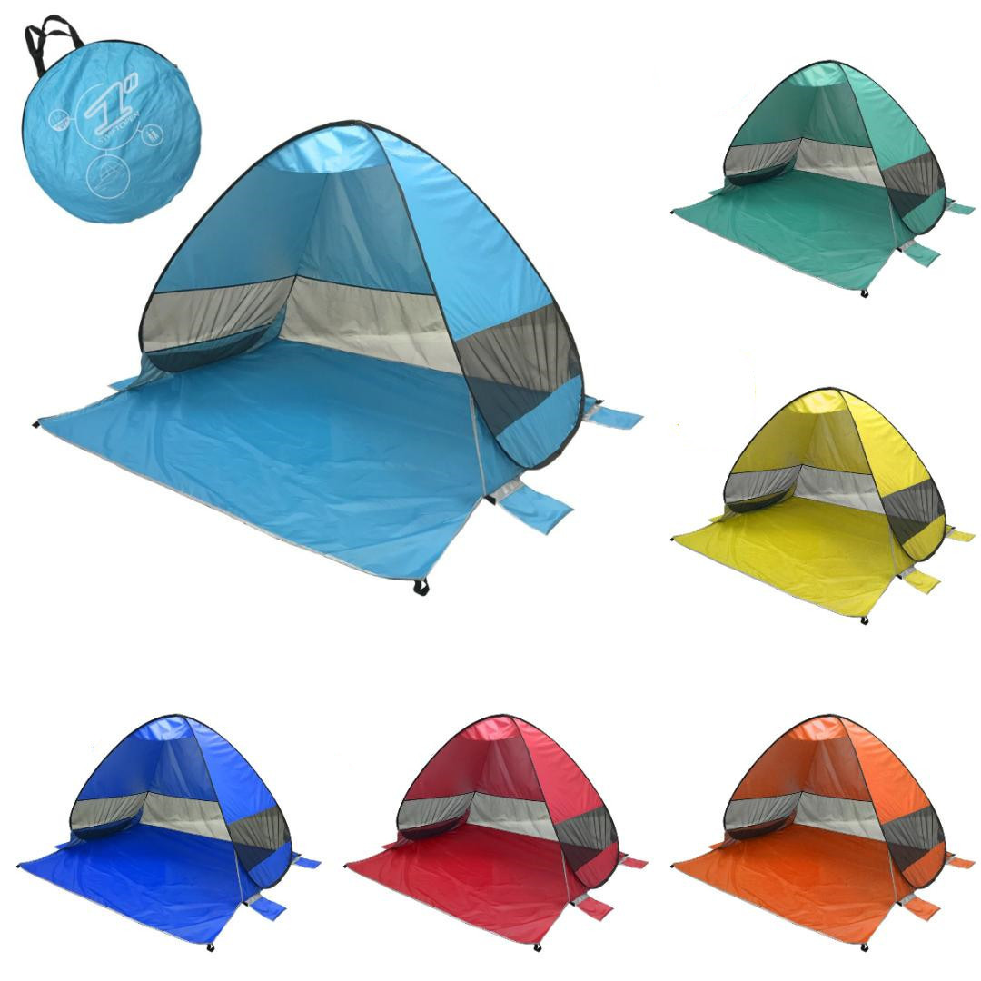 Manufacturer Promotion Easy Up Instant Automatic Pop Up Sunshade Beach Tent Umbrella Shade and Shelter