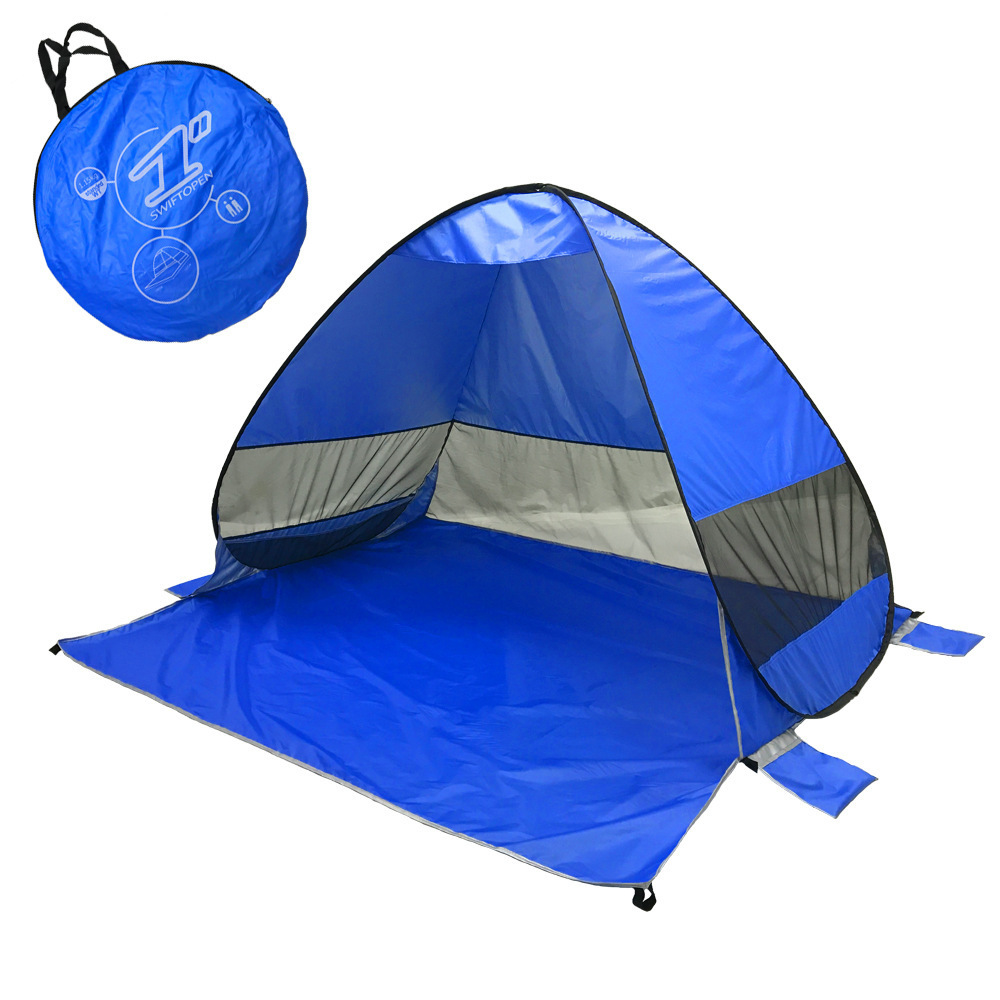 Manufacturer Promotion Easy Up Instant Automatic Pop Up Sunshade Beach Tent Umbrella Shade and Shelter