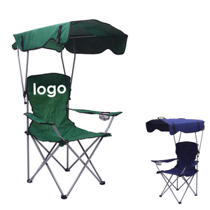 Custom Good Quality Folding Camping Beach Chair Chair Camping Beach Fishing Chair With Umbrella