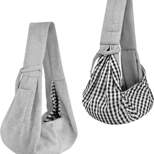 Dog And Cat Sling Carrier Reversible Pet Papoose Bag Soft Pouch and Tote Design Suitable For Puppy Small Dogs Cats Outdoor