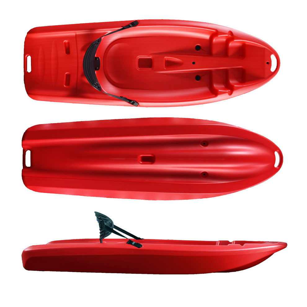 Ridgeside Blow Molded Custom Color HDPE Plastic Boat kayak For Kids Sit On Top  Kids kayak with paddle life jacket for sale