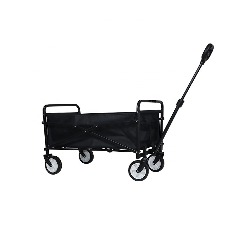 Collapsible folding heavy duty garden pull wagon folding outdoor camping cart