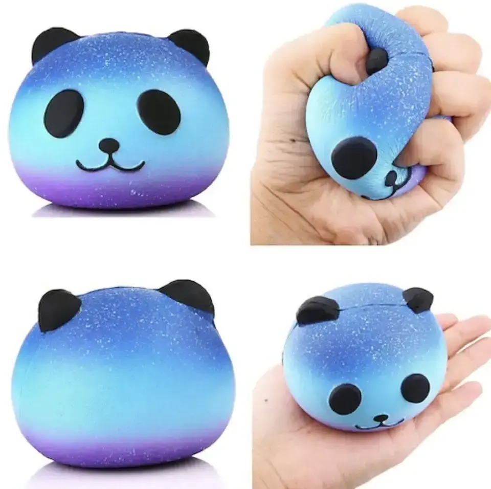 Hot Sale Wholesale Colorful Squishy Fidget Toy Anti Stress Toys Ball Squeeze Soft Stress Relief PU Foam Toy