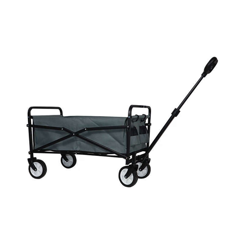 Collapsible folding heavy duty garden pull wagon folding outdoor camping cart