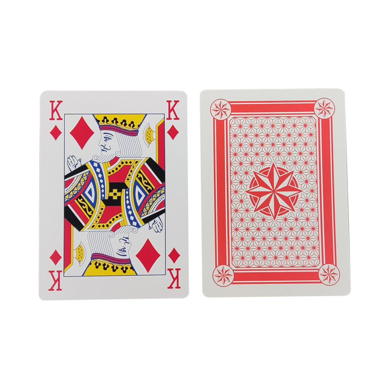 Custom Party Toy 21*15cm Large Size Printing Big Poker Card Game Playing Cards