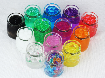 Wholesale Crystal Decorative Water Drop Soil Translucent Hydrogel Ball Decompression toys kids toys educational toys for kids