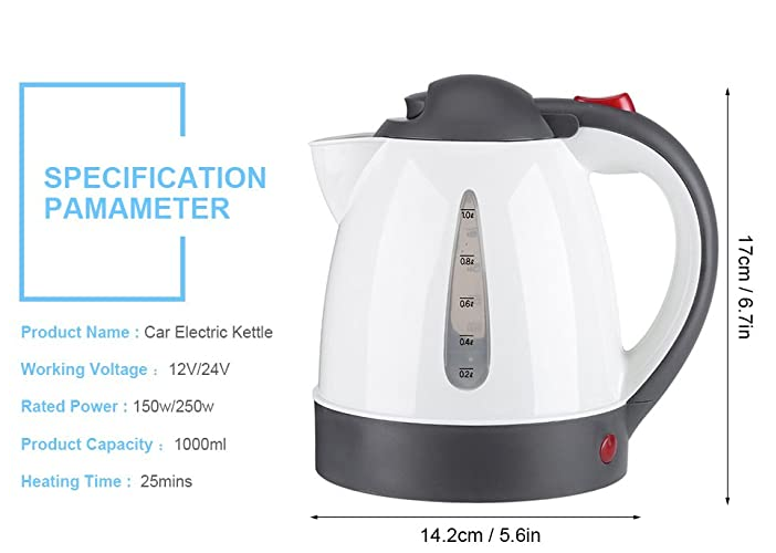 Car Kettle Usb 12v Battery Powered 12 Volt Hot Water 24v Car Electric Kettle