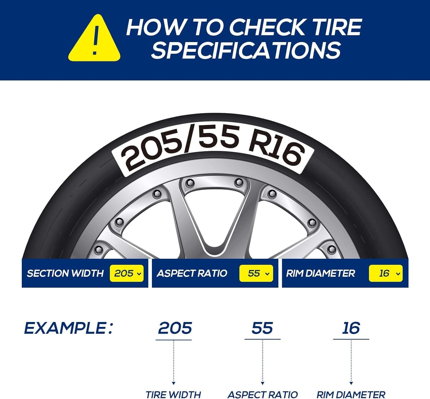 Tire Chains Snow Chains for Car SUV Pickup Trucks, for Tire Adjustable Portable Universal Emergency Thickening Anti-skid Chains