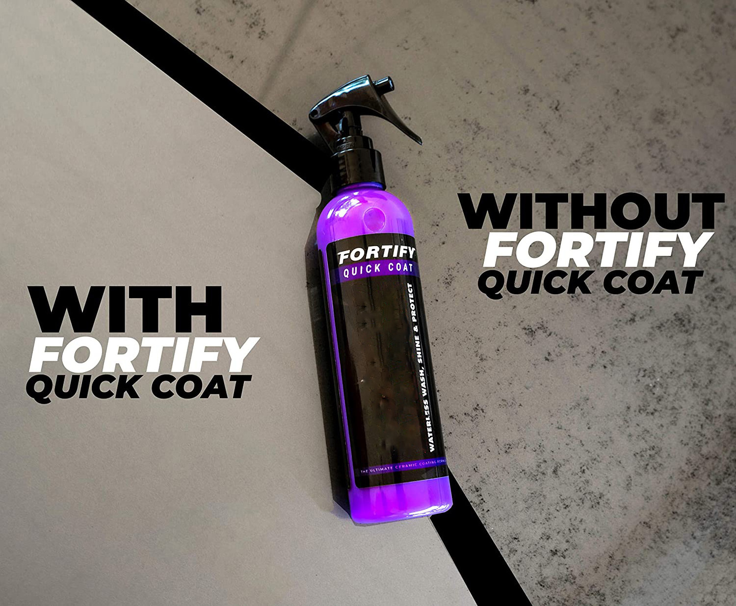 Enhanced rapid coating - ceramic coating - automotive wax polishing spray - anhydrous car wash and wax polymer paint seal