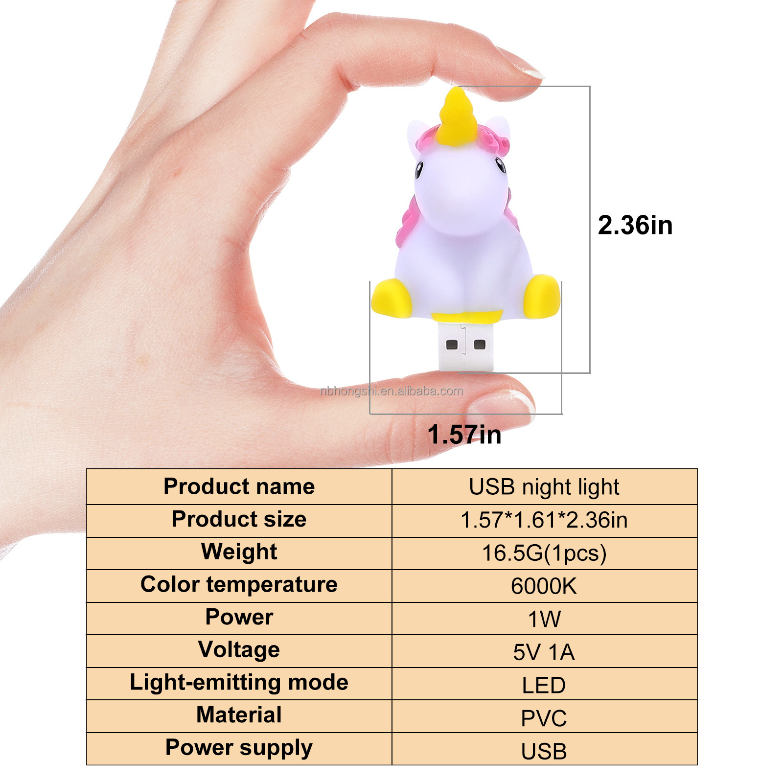 Usb Portable Decorative Lamp Unicorn Plug In Mini Atmosphere Light Multiple Shapes LED Light Plug In Night Light