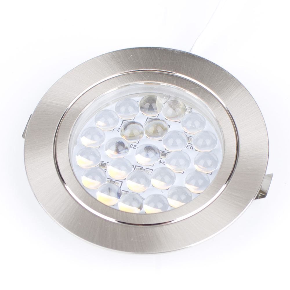 12VDC Satin Nickel Stainless steel LED Ceiling Down Lights for home ceiling